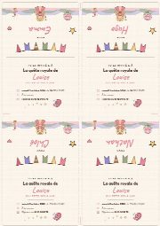Invitations personnalisées au prénom de chaque invité(e)