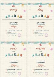 Invitations personnalisées au prénom de chaque invité(e)