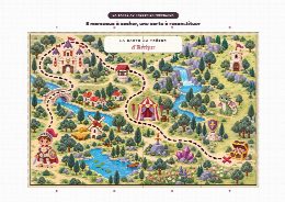 Carte au trésor chevaliers à imprimer et à reconstituer, un morceau par cachette