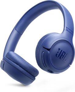 Casque JBL bleu à arceau rembourré, idée cadeau abordable pour la rentrée d'un ado