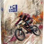 Agenda Oxford à couverture VTT freestyle, idée cadeau pour un collégien sportif