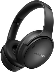 Casque Bose QuietComfort noir à réduction de bruit, idée cadeau pour réviser au calme