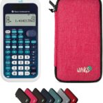 Calculatrice TI-Collège Plus solaire et sa housse rose, valeur sûre de la rentrée au collège