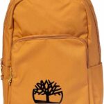 Sac à dos Timberland jaune blé au logo arbre, idée cadeau pour la rentrée d'un lycéen