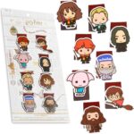 Marque-pages magnétiques Harry Potter aux personnages de Poudlard en style mignon, petit cadeau pour chaque invité