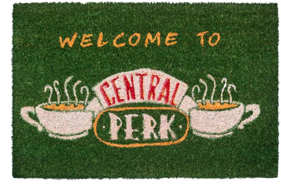 Paillasson vert Welcome to Central Perk pour une décoration d'anniversaire Friends